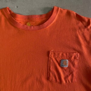 ビッグサイズ Carhartt カーハート ポケットTシャツ  ORIGINAL FIT メンズ2XL相当 【古着】【中古】