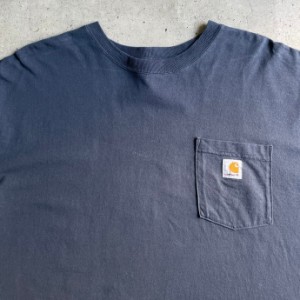 ビッグサイズ Carhartt カーハート ポケットTシャツ  ORIGINAL FIT メンズ2XL 【古着】【中古】