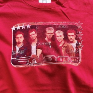 00年代 NSYNC インシンク アーティストTシャツ バンドTシャツ メンズM相当 【古着】【中古】