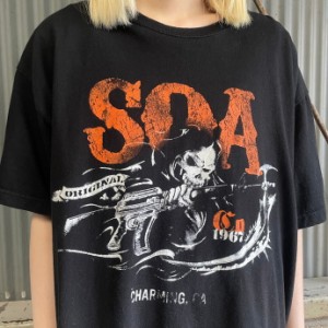 SONS OF ANARCHY アメリカンドラマ バックプリント 両面プリント Tシャツ メンズXL相当 【古着】【中古】