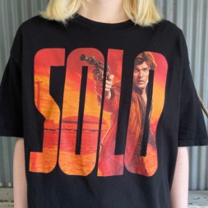 STAR WARS スターウォーズ ハン・ソロ SOLO ムービープリントTシャツ メンズL 【古着】【中古】