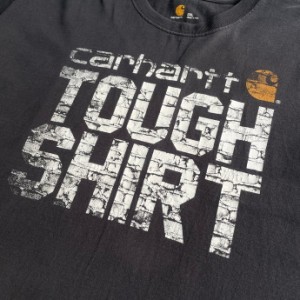 Carhartt カーハート TOUGH SHIRT フロントロゴ プリントTシャツ  メンズ2XL 【古着】【中古】