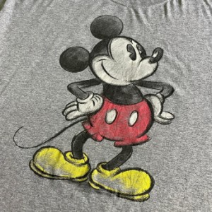 DISNEY ディズニー ミッキーマウス キャラクタープリントTシャツ メンズXL レディース 【古着】【中古】