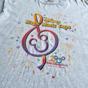 00年代 Walt Disney World ディズニー ミッキーマウス Magic Music Days Tシャツ メンズXL 【古着】【中古】