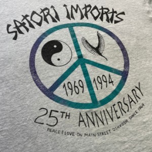 90年代 USA製 SATORI IMPORTS ギフトショップ 企業ロゴ プリントTシャツ メンズXL 【古着】【中古】