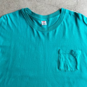 ビッグサイズ 90年代 Hanes ヘインズ シングルステッチ 無地 ポケットTシャツ ブランクTシャツ  メンズ2XL 【古着】【中古】