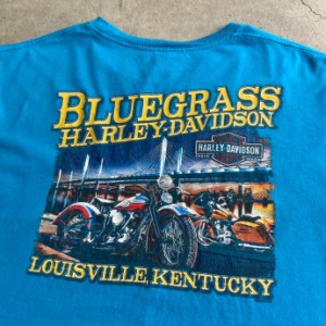 Harley-Davidson ハーレーダビッドソン フロントロゴ バックプリント Tシャツ メンズXL 【古着】【中古】