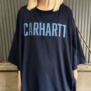 スーパービッグサイズ Carhartt カーハート ロゴプリントTシャツ メンズ4XL 【古着】【中古】