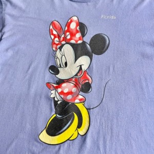 90年代  Disney ディズニー ミニーマウス プリントTシャツ キャラクターTシャツ メンズXL レディース   【古着】【中古】