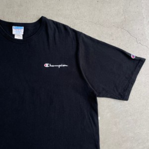 ビッグサイズ Champion チャンピオン ワンポイントロゴ刺繍 Tシャツ メンズ3XL 【古着】【中古】