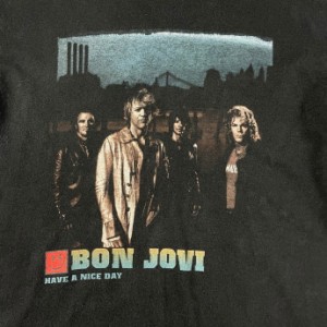 00年代 BON JOVI ボンジョビ HAVE A NICE DAY バンドTシャツ メンズM 【古着】【中古】