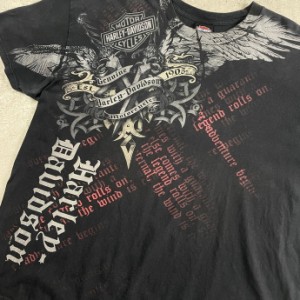 Harley-Davidson ハーレーダビッドソン 両面プリントTシャツ メンズ2XL 【古着】【中古】