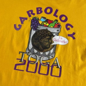 ビッグサイズ 00年代 GARBOLOGY アート バックプリントTシャツ メンズ2XL 【古着】【中古】