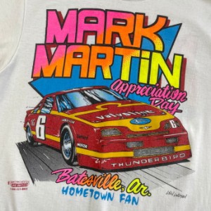 80年代 MARK MARTIN レーシング 両面プリントTシャツ メンズM 【古着】【中古】