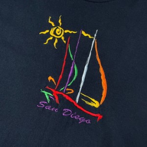 ビッグサイズ 〜00年代 San Diego 刺繍 スーベニア Tシャツ メンズ2XL 【古着】【中古】