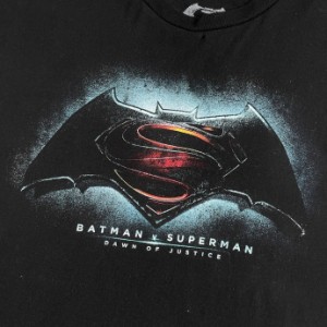 ビッグサイズ BATMAN V SUPERMAN DAWN OF JUSTICE  プリントTシャツ メンズ2XL 【古着】【中古】