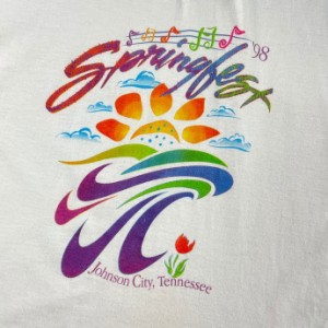 90年代 Springbest スーベニア プリントTシャツ  メンズL 【古着】【中古】