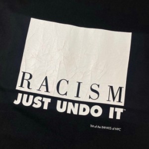 90年代 USA製 RACISM JUST UNDO IT メッセージ プリントTシャツ メンズXL 【古着】【中古】