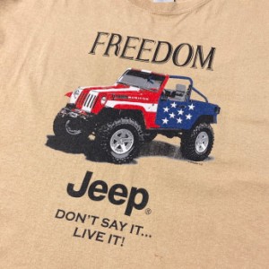 Jeep ジープ RUBICON 企業ロゴ 車プリントTシャツ メンズ2XL 【古着】【中古】