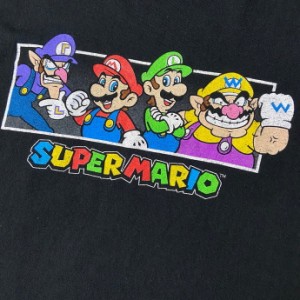 SUPER MARIO スーパーマリオ NINTENDO 任天堂 ゲーム キャラクタープリントTシャツ  メンズXL 【古着】【中古】