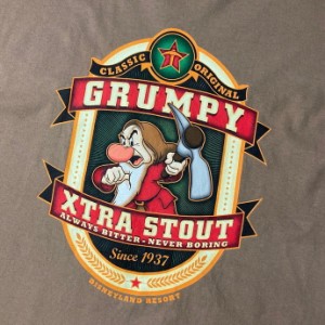 Disney GRUMPY グランピー 七人の小人 両面プリントTシャツ メンズ2XL 【古着】【中古】