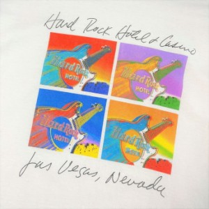 〜00年代 HARD ROCK HOTEL&CASINO ハードロックホテル ポップアート プリントTシャツ メンズL 【古着】【中古】