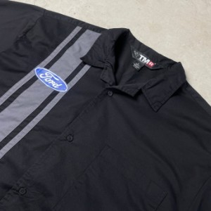 TMR Ford フォード 開襟 半袖 レーシングシャツ メンズ2XL 【古着】【中古】