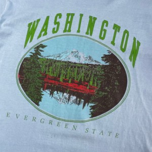 USA製 90年代 WASHINGTON ワシントン スーベニアプリント Tシャツ メンズXL 【古着】【中古】