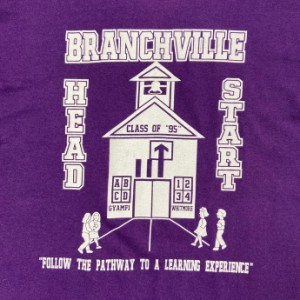 USA製 90年代 BRANCHVILLE Elementary School カレッジTシャツ メンズL 【古着】【中古】
