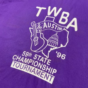 90年代 USA製 TWBA 59th STATE CHAMPIONSHIP TOURNAMENT プリントTシャツ メンズXXXL 【古着】【中古】