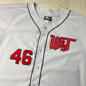 USA製 W&J カレッジチームロゴ ベースボールシャツ メンズ2XL 【古着】【中古】