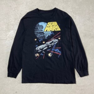 STAR WARS スターウォーズ DEATH STAR ムービー ロングTシャツ メンズL相当 【古着】【中古】