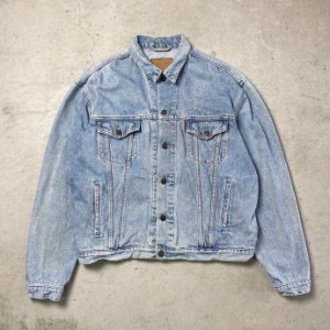 80年代〜 チュニジア製  Levi's ユーロリーバイス 70503 02 デニムジャケット メンズXL 【古着】【中古】