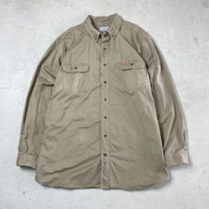 Carhartt カーハート  長袖 コットンツイルシャツ ワークシャツ メンズ2XL 【古着】【中古】