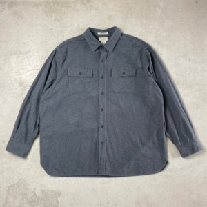 L.L.Bean エルエルビーン シャモアクロスシャツ 長袖シャツ メンズ2XL 【古着】【中古】