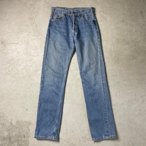 90年代 イギリス製 Levi's ユーロリーバイス 501 ストレート デニムパンツ ジーンズ メンズW28 レディース