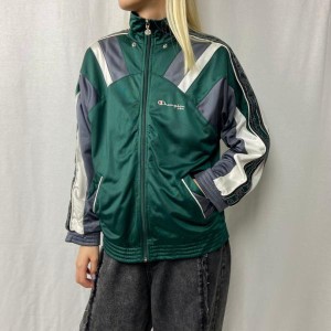 Champion チャンピオン サイドライン ジャージ トラックジャケット メンズS相当 レディース