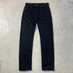 90年代 スペイン製 Levi's ユーロリーバイス 501 ストレート ブラック デニムパンツ ジーンズ メンズW34