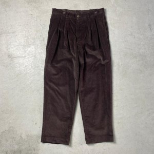 ROUNDTREE＆YORKE 2タック テーパード ストレッチ コーデュロイパンツ メンズW34