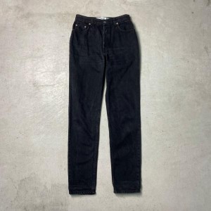 90年代 OLD GAP BLUE JEANS オールドギャップ ブラックデニムパンツ レディースW28相当