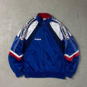 90~00年代 DIADORA ディアドラ トラックジャケット ジャージ メンズS-M相当