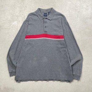 90年代 GAP オールドギャップ 長袖ポロシャツ メンズL相当