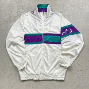 90年代 FILA フィラ ジャージ トラックジャケット ハイネック メンズS相当 レディース