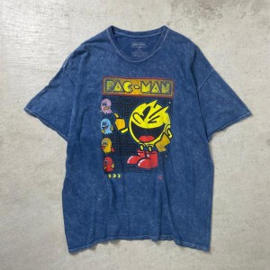 PAC-MAN パックマン キャラクターTシャツ プリントTシャツ メンズ2XL相当