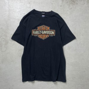 00年代 Harley-Davidson ハーレーダビッドソン モーターサイクル プリントTシャツ バイク メンズXL