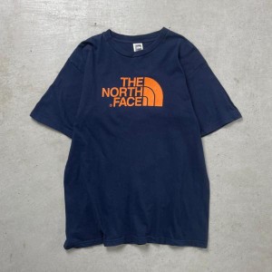 THE NORTH FACE ザ ノースフェイス フロントロゴ プリントTシャツ メンズL相当