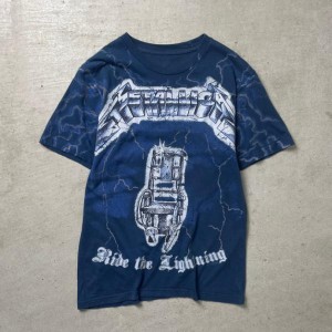 00年代 METALLICA メタリカ RIDE THE LIGHTNING バンドTシャツ バンT メンズS相当