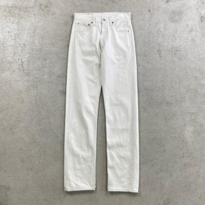 Levi's ユーロ リーバイス 501 ホワイトデニムパンツ メンズ レディースW29