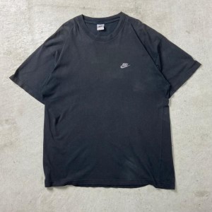 90年代 NIKE ナイキ スウォッシュ ワンポイントロゴ刺繍 Tシャツ メンズ2XL相当