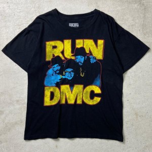 RUN DMC アーティスト グループ ラップTシャツ バンドTシャツ バンT メンズM